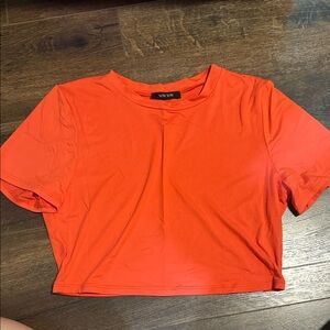 WinWin Bold Red Crop Top